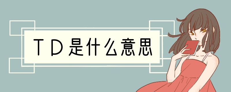 TD是什么意思