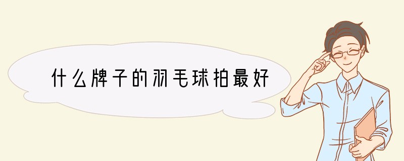 什么牌子的羽毛球拍最好