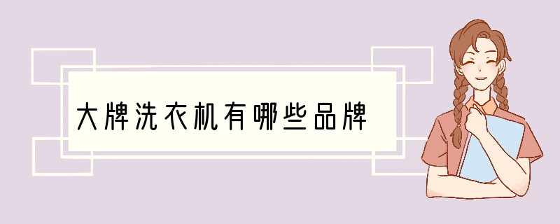 大牌洗衣机有哪些品牌