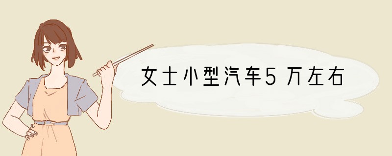 女士小型汽车5万左右