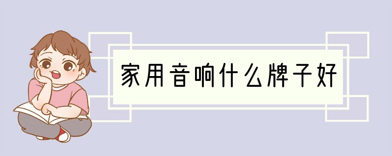 家用音响什么牌子好