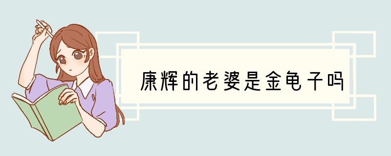 康辉的老婆是金龟子吗