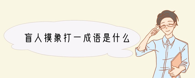 盲人摸象打一成语是什么