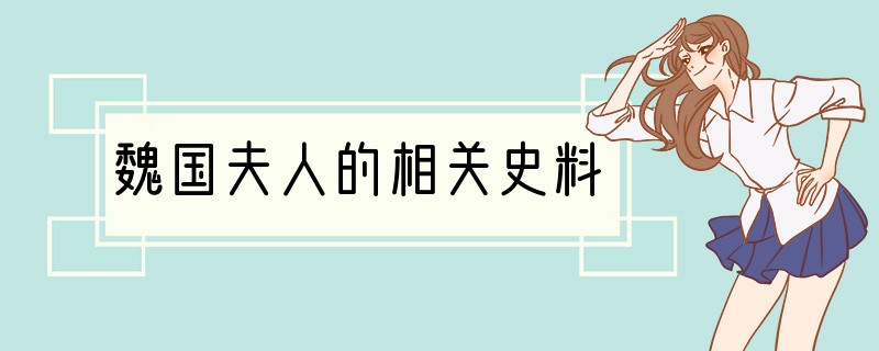 魏国夫人的相关史料